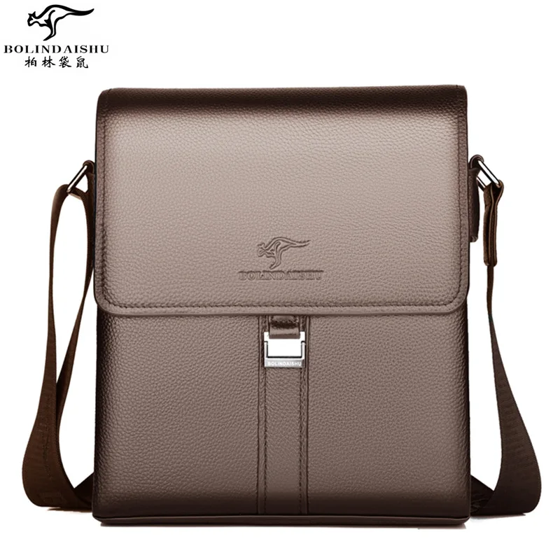 

Кожаная сумка через плечо Берлина кенгуру, мужская кожаная сумка-мессенджер, деловой мужской портфель, повседневный мужской рюкзак