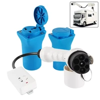ev charging station conversion plug power supply socket ac charging station adapter for scooter electric vehicles rv caravan