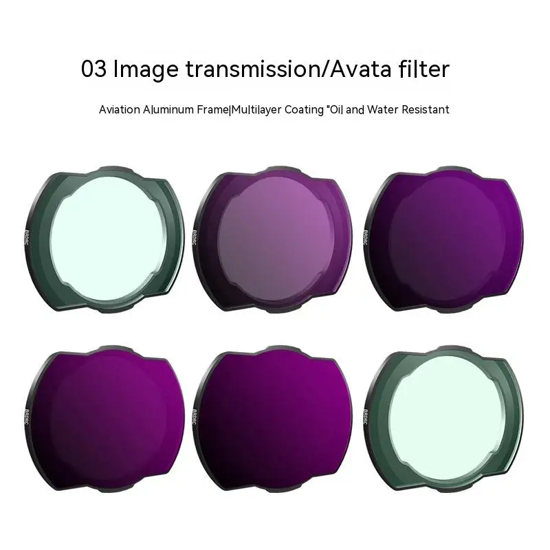 

For DJI Avata filter, UV protector, CPL polarization ND reducer, O3 image transmission lens accessory