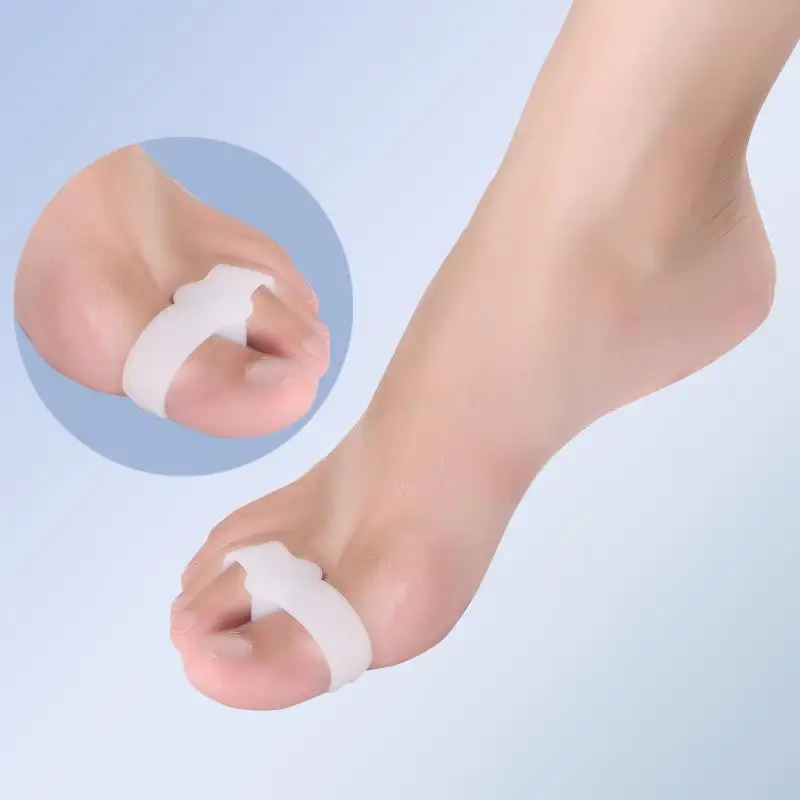 

1 пара, силиконовый разделитель для вальгусной деформации большого пальца ноги