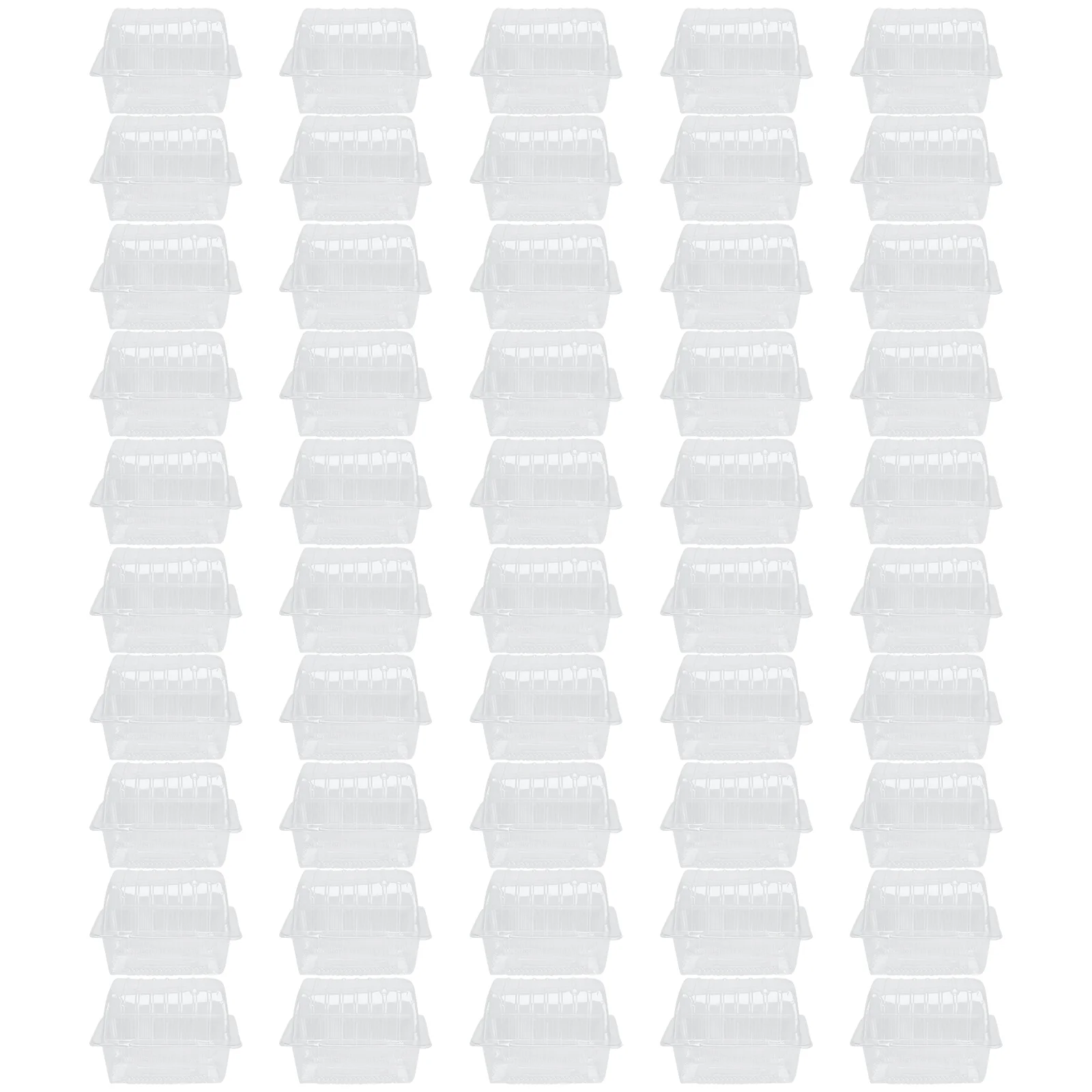 

Box Boxes Containers Cake Cupcake Bakery Container Slice Dessert Hinged Carrier Gift Treat Favor Wedding Clear Lids Individual