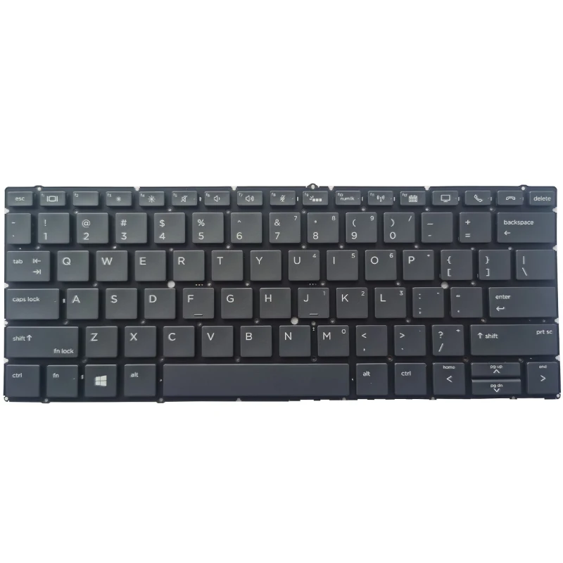 Клавиатура ноутбука США для HP EliteBook x360 830 G5 G6 без рамки (только серии x360) L40527-B31