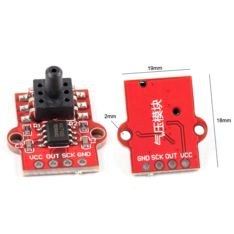 

3.3-5V Digital Barometric Pressure Sensor Module Liquid Water Level Controller Board 0-40KPa Connect 2.5mm Soft Tube For Arduino
