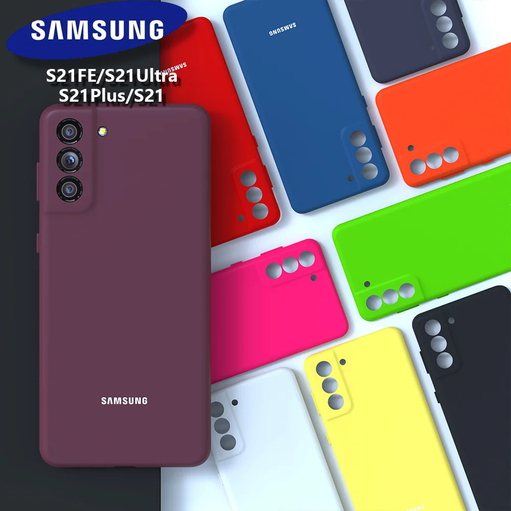 

Чехол для Samsung Galaxy S21 FE, Шелковый силиконовый чехол для S21, S21Plus, S21Ultra, 21FE, защитный чехол для телефона