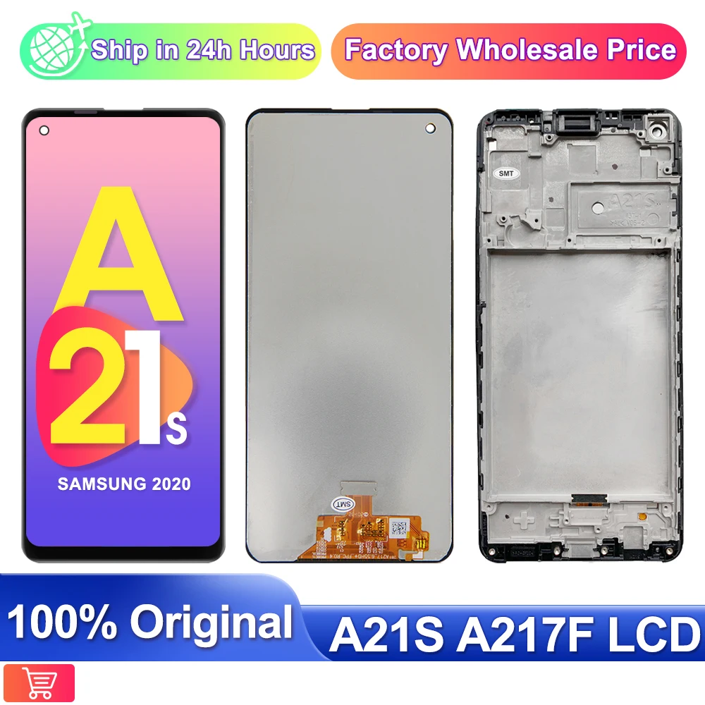 

Original New A21S LCD For Samsung A21s A217 SM-A217F lcd Display Digitizer Assembly 6.5" For Samsung A21S screen replacement