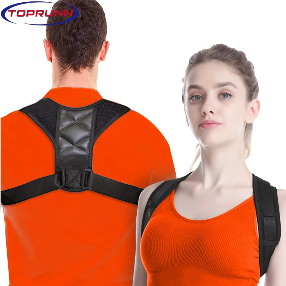 

Back Shoulder Posture Corrector Adjustable Belt Clavicle Spine Support Reshape Your Body Home Office Sport Upper Back Neck Brace
