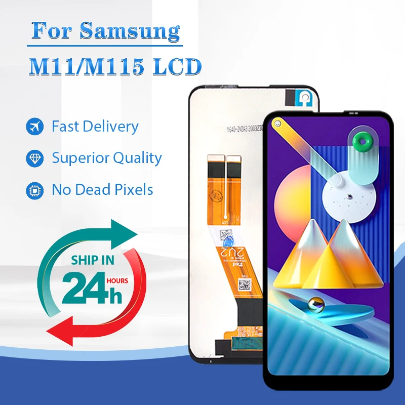 

ЖК-дисплей 6,4 дюйма M11 для Samsung Galaxy M115 M115F M115F/DSN M115M M115M/DS дисплей сенсорный экран дигитайзер в сборе с инструментами