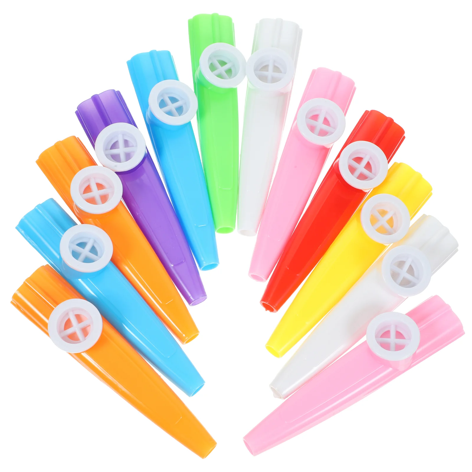 

12Pcs Children Musical Instrument Kazoo Playthings Funny Toy (Random Color)