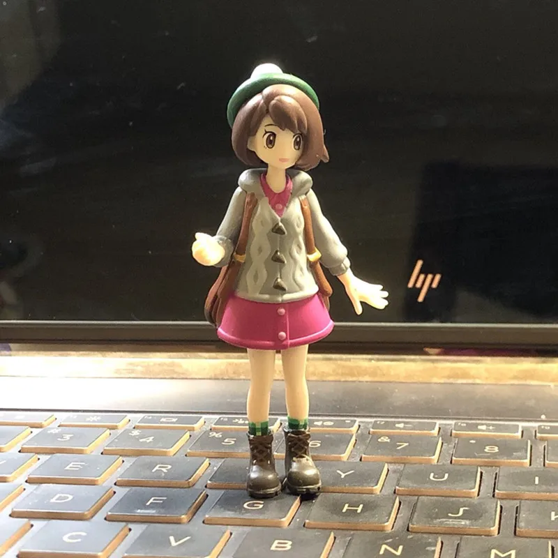 Original Pokémon Sword And Shield Heroine Gloria PVC Figure Toy Doll Girl Gift Decorative Furnishing Articles