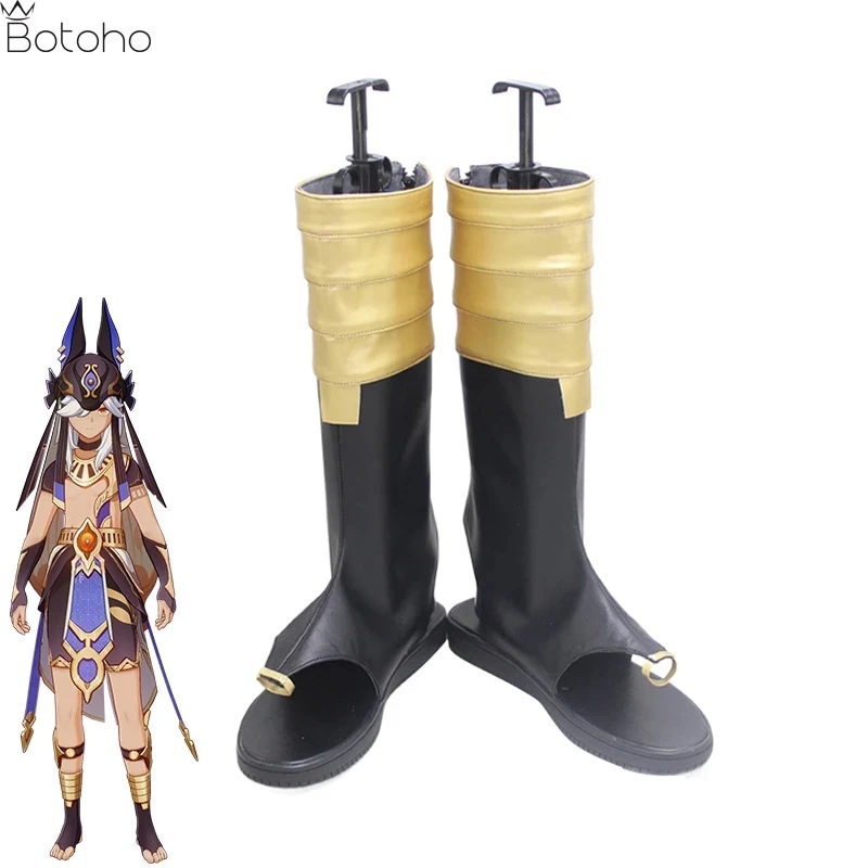 

Game Genshin Impact Cyno Cosplay Shoes Genshin Cyno Shoes Halloween Performance Men Cosplay Shoes Party Costumes Accessories