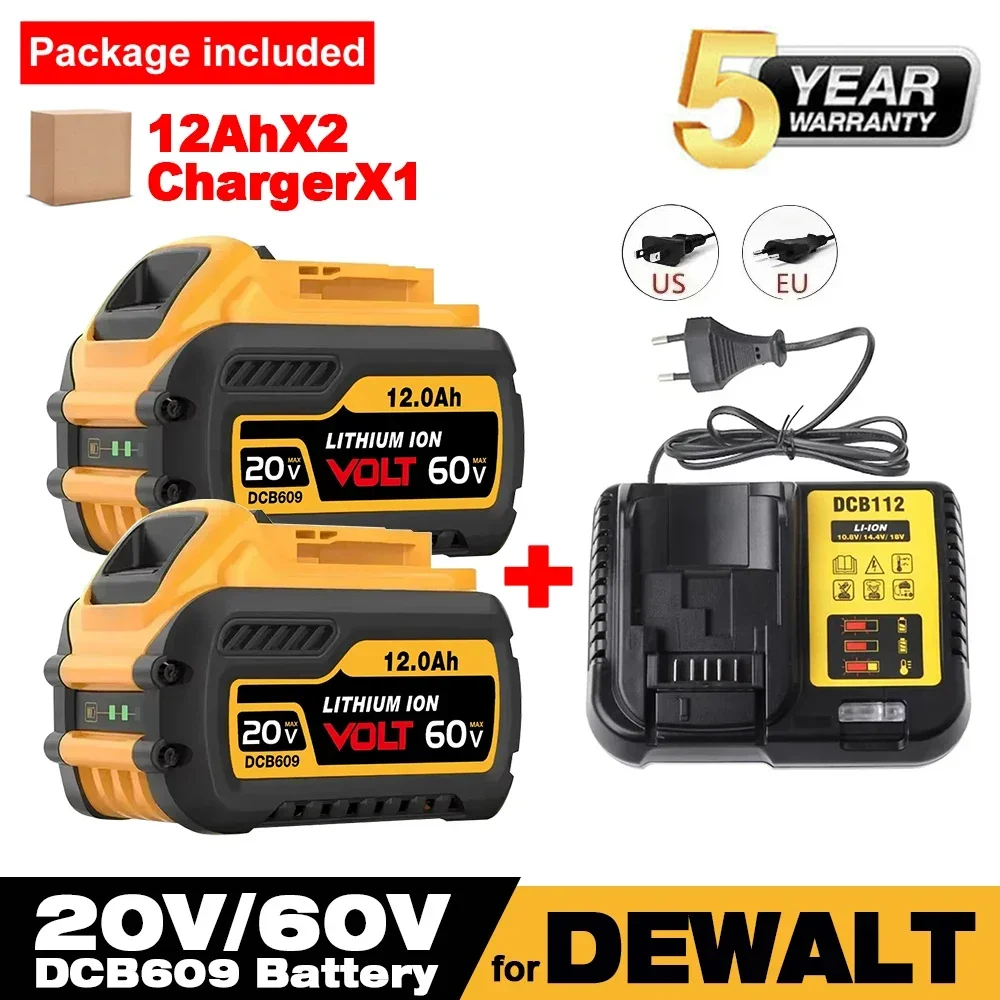 Аккумулятор для Dewalt DCB609 18000 мАч