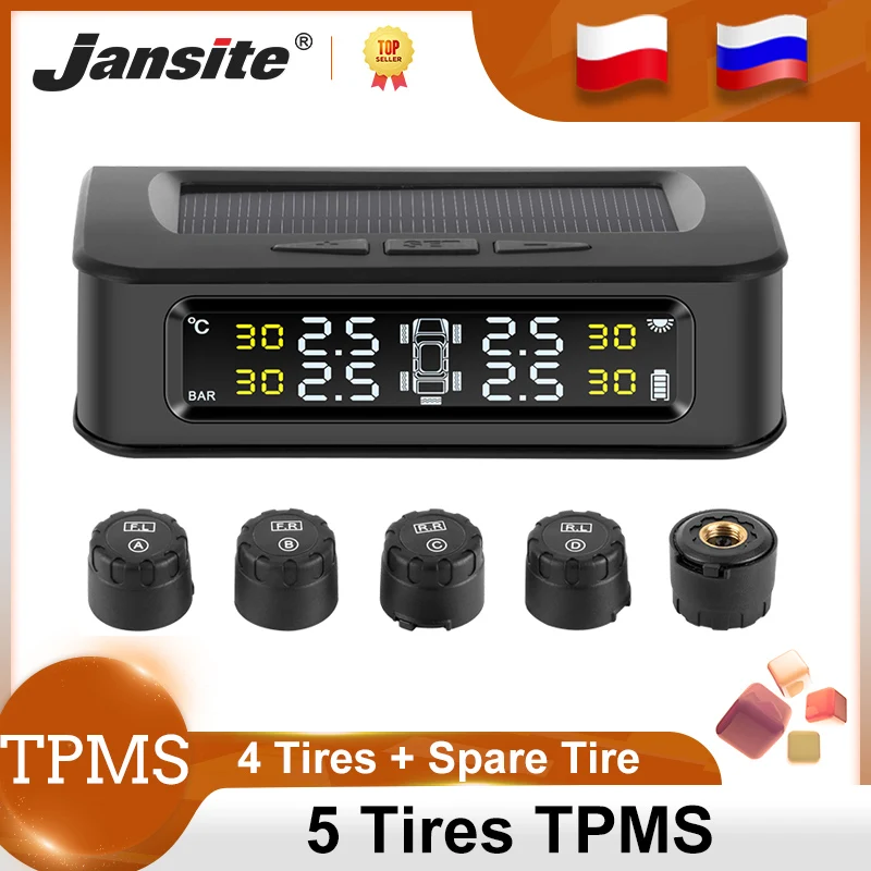 Jansite TPMS Car 5 Tire sensor	