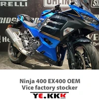 motorcycle stickers decals oem re engraved sub factory stickers full car thailand special version ninja400 ex400