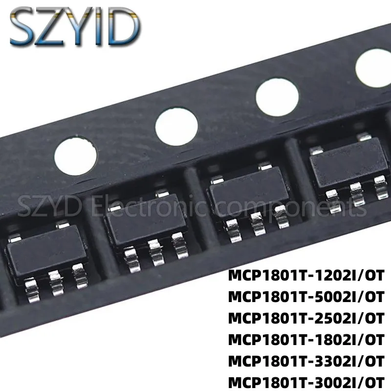 

100PCS SOT23-5/OT MCP1801T-1202I/OT MCP1801T-5002I/OT MCP1801T-2502I/OT