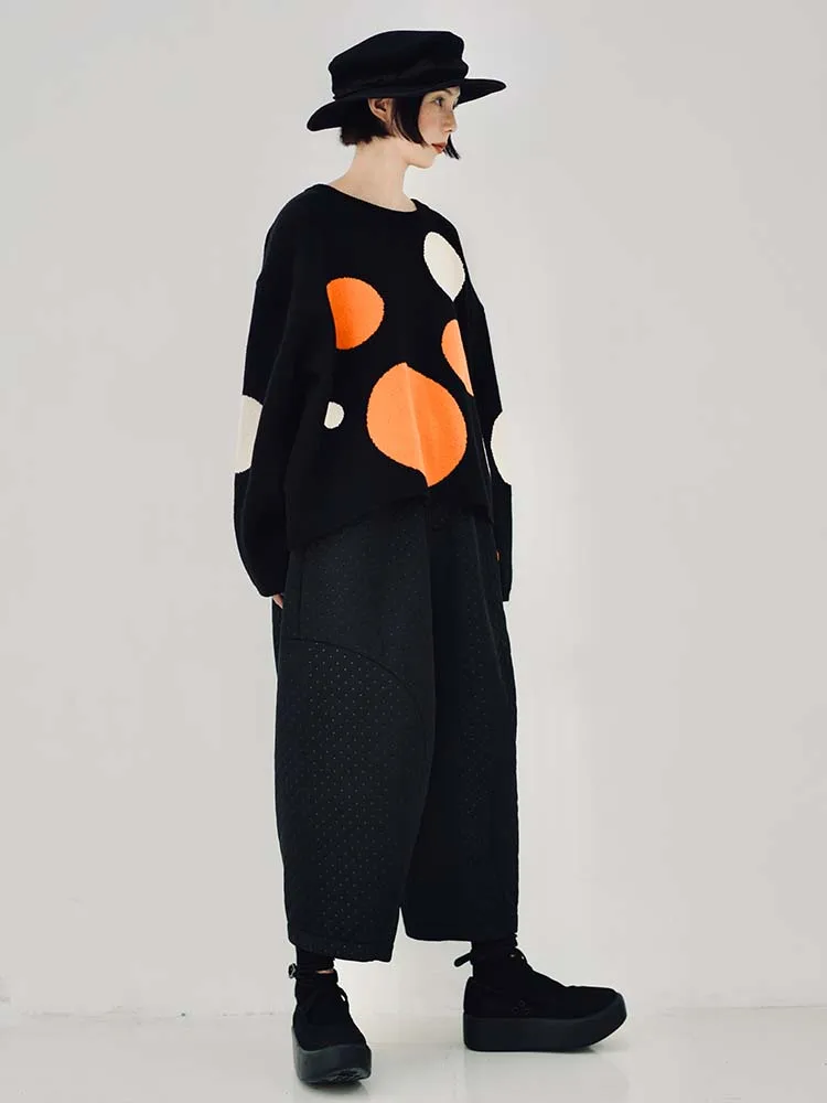 

Imakokoni's original loose and casual wide leg pants are versatile and warm