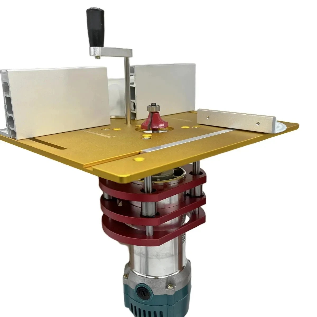 

Router Table Insert Plate Router Lift Table for 65mm Diameter Motors Woodworking Router Table Kits Trimming Machine Base