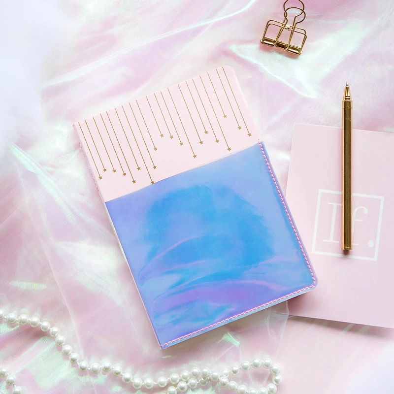 

Kinbor Planner B6 Hand Account Book Storage Notebook Pink Girl DIary Notepad Square Inside Page Planner