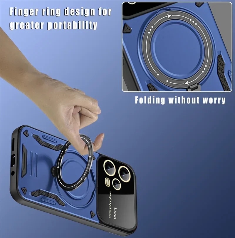 Чехол для Xiaomi Poco X5 Pro 5G чехол телефона с магнитным кольцом-подставкой Poko Little X5Pro X 5