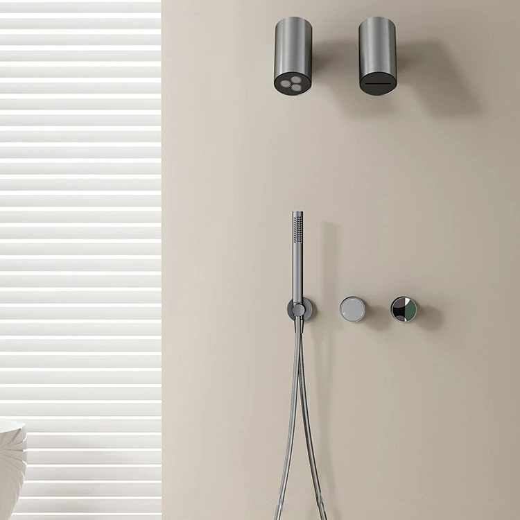 

Настенная Душевая система с креативным верхним распылителем и смесителем горячей/холодной воды
