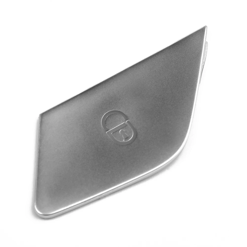

2pcs Car Door Lock Switch Button Stickers Graphics Decals For Mercedes C E Class W205 W213 GL High Chrome Finish