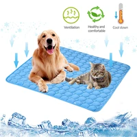 pet cooling mat summer pad large mat for dog cat breathable blanket cat ice pad sofa car pet self cooling dog sleep mat
