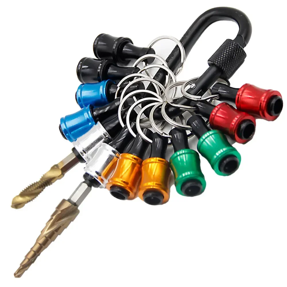 12 шт. цветной брелок быстросменный шатун 1/4 шестиугольная ручка отвертка