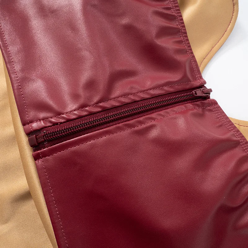 Gtpdpllt Комплект из искусственной кожи черный женский