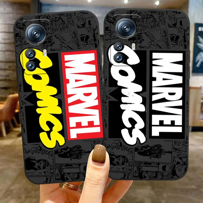 

Avengers Marvel Art Comics Phone Case For Xiaomi Mi 13 12T 12S 12X 12 11 11T 11i 10T 10 9 8 Pro Lite Ultra 5G Black Cover