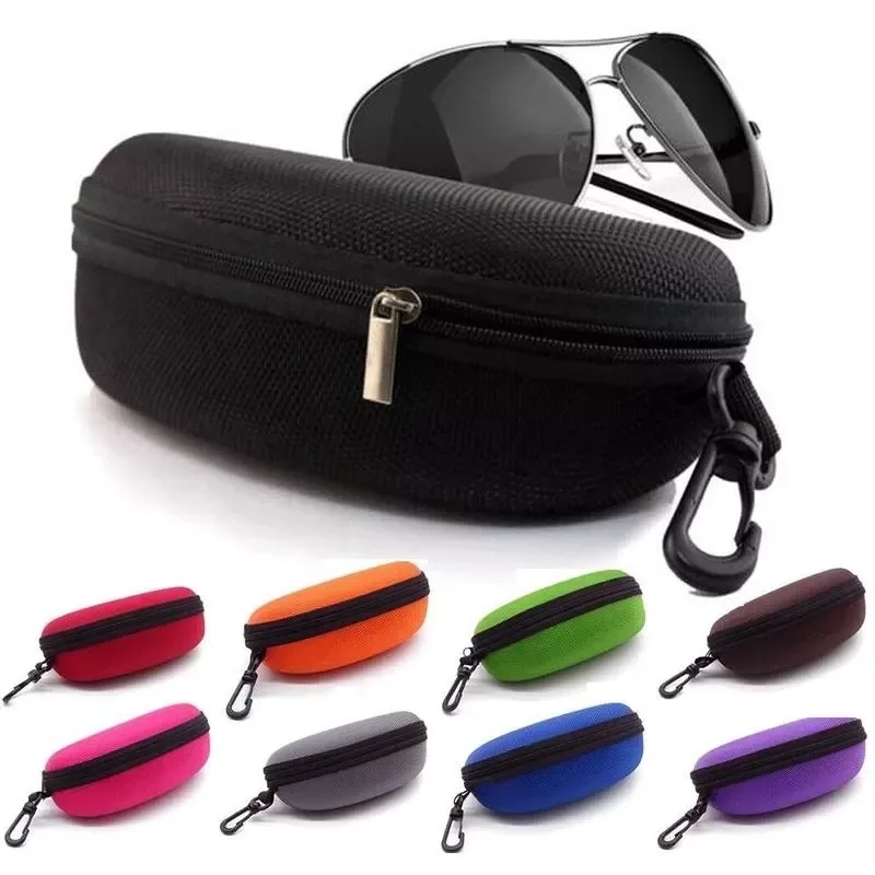 

13 Colors Protable Sunglasses Protector Reading Glasses Carry Bag Hard Zipper Travel Pack Pouch Case Eyewear Accessories