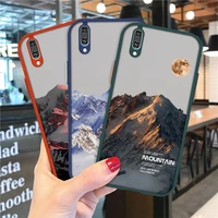 for honor 50 20 pro lite 20s 20i 10i 8x 8s case mountain painted phone cover for huawei y7 y9 prime y9s y6 pro y6s y6p y8p y7a