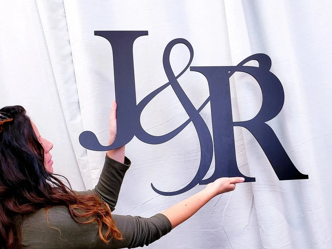 

Wedding Initials Sign,Wedding Monogram,Wood Cut Out,Last Name Sign,Large Custom Wood Signs,Wedding Backdrop Signs,Initial Signs