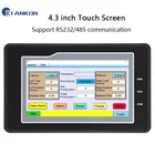 4,3 дюймовый интерфейс человеческой машины LCD Сопротивление сенсорный экран Поддержка RS232485 HMI PLC Промышленный контроль сенсорная панель