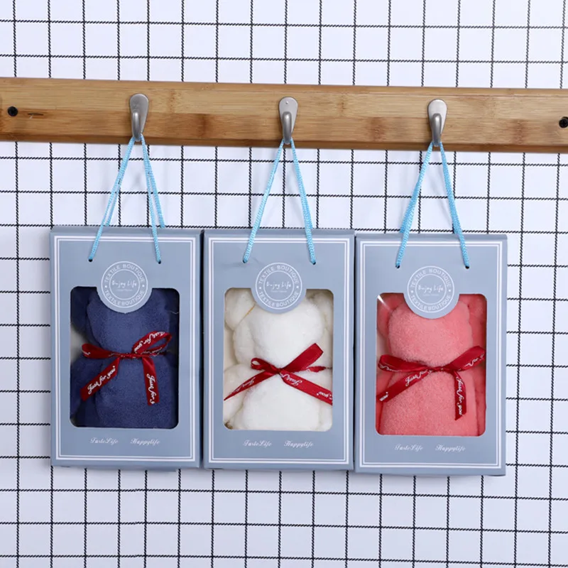 

Bear towel with hand gift, coral velvet towel with hand gift, children's towel with hand gift, return gift, happy shop gift