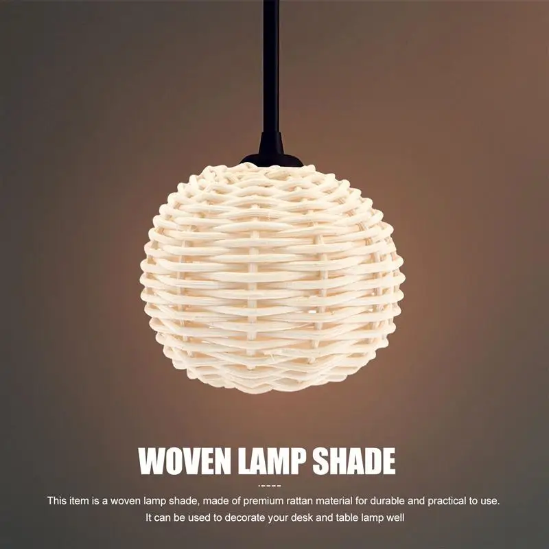 

2 шт., плетеные настольные лампы из ротанга в японском стиле