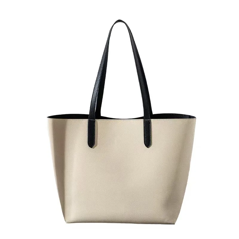 

2022 New Luxury Design Large Capacity Trendy Women Shoulder Handbag Western Casual Vintage Style PU Leather Free Shipping
