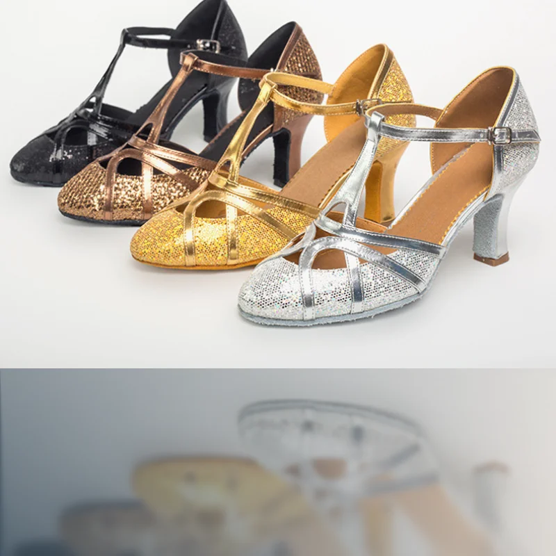 New Arrival Women Latin Modern Dance Shoes Soft Sole Ladies Girls Ballroom Tango Jazz Dance Shoes Salsa Sandal Drop Shipping