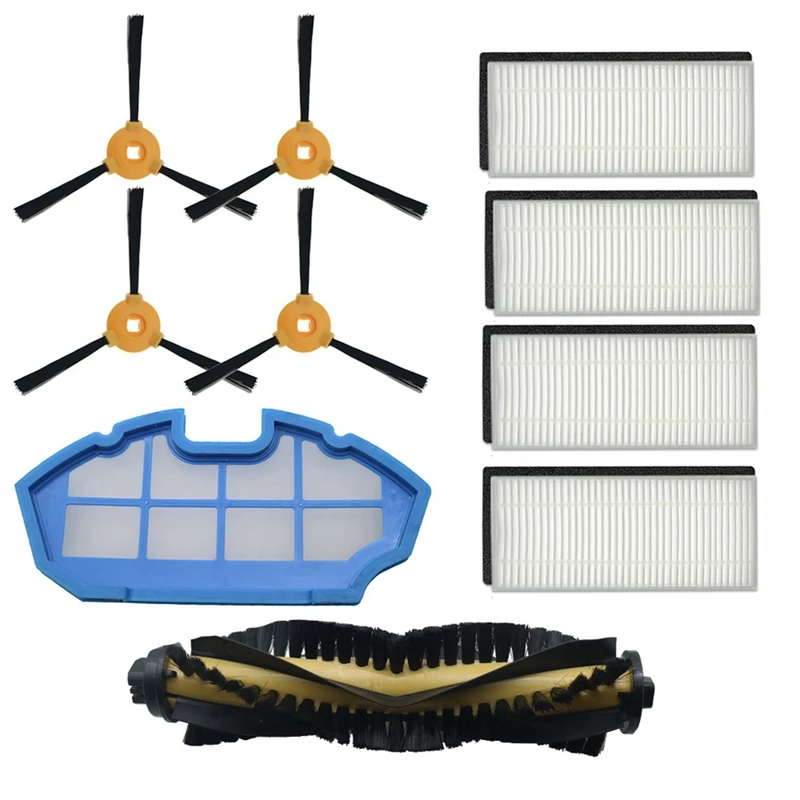 

Replacement Accessory Kit Filter Main Brush Side Brush For Ecovacs Deebot N79/500 For Yeedi K600 Robotic Vacuum Cleaner