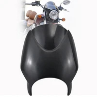 motorcycle headlight fairing cover windshield deflector for sixty 2014 2019 scout 2015 2019 headlamp mask