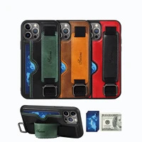 pu case for iphone 13 pro max leather wallet flip cover stand feature with wrist strap and credit cards pocket for 13 pro