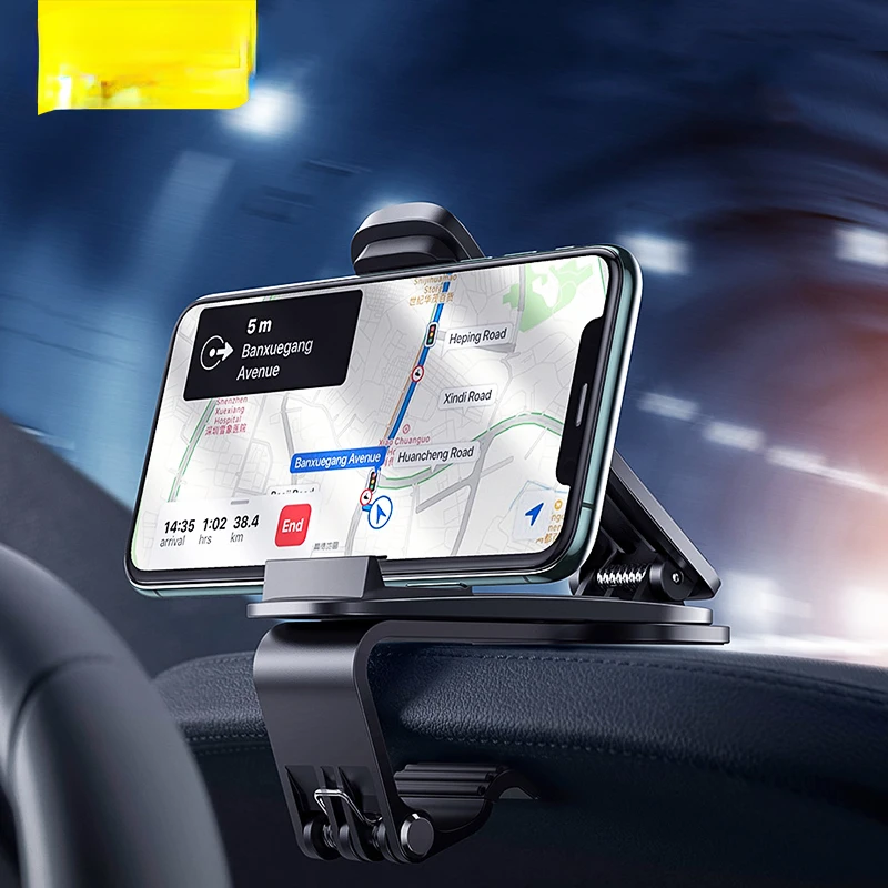 

Car Phone Holder for Phone Adjustable Clip Metal Car Dashboard Holder Stand for Phone Mobile Phone Holder