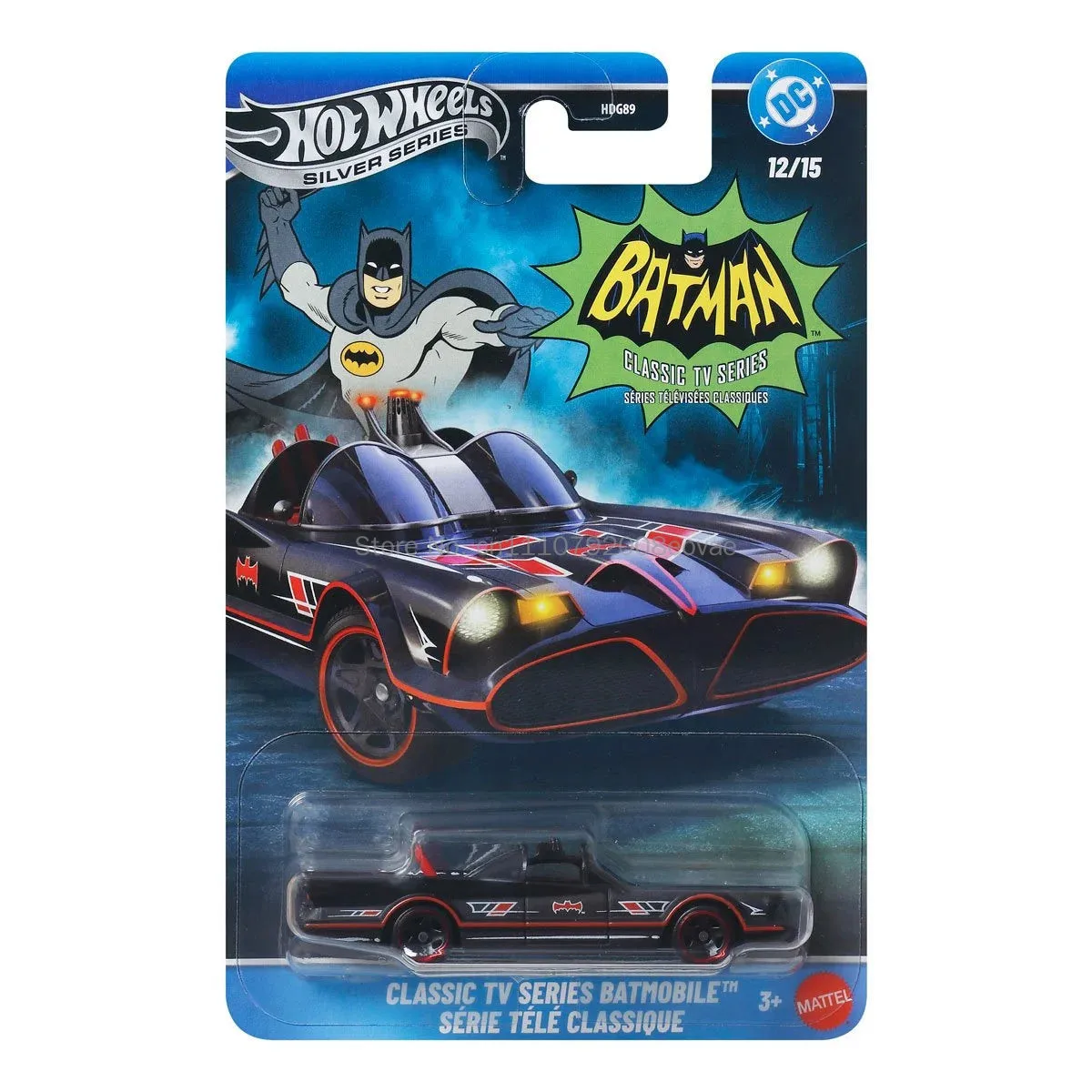 Фото Hot Wheels Silver Label Высокоскоростной автомобиль Бэтмена, масштаб 1:64, коллекционное издание, набор литых моделей из сплава, игрушка Hdg89 №5