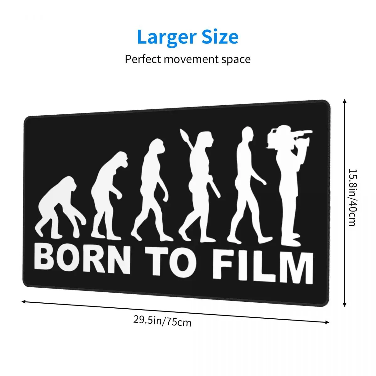 Игровой коврик для мыши Evolution Born To Film Director водонепроницаемый компьютера 900x40 0 -