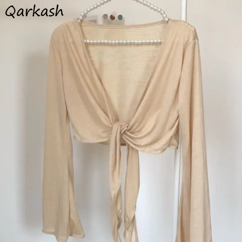 

Sun-proof Jackets Women Clothes Vintage Casual Holiday Summer Beach Style Elegant Streetwear Aesthetic Simple Basics Lady New