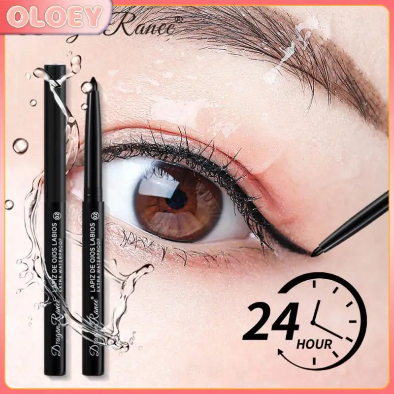 

1pcs Soft Smooth Eye Liner Waterproof Eyeliner Pen Not Easy Smudge Eyeliner Gel Pen Black White Eyeliner Cosmetics Eyes Makeup