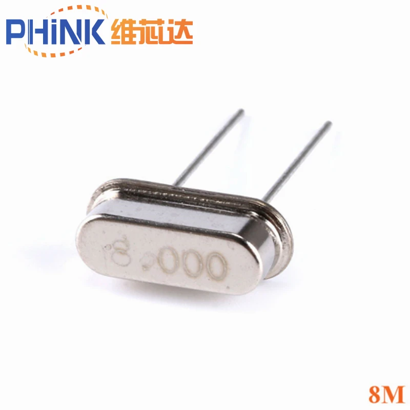 

10pcs 8.000M 8.000MHZ 8MHz 8 MHZ Quartz Crystal Resonator Passive Oscillator HC-49S New