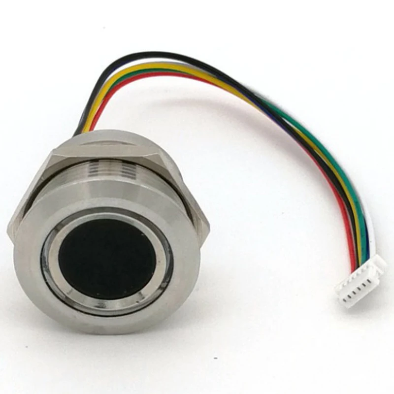 Плата управления отпечатком пальца K216 + R503 модуль отпечатка пальца двухцветный кольцевой индикатор светильник контроль доступа