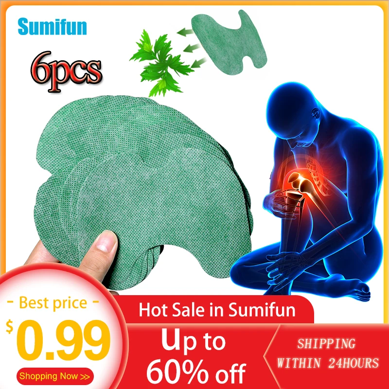 

6 шт., пластырь от боли в коленных суставах