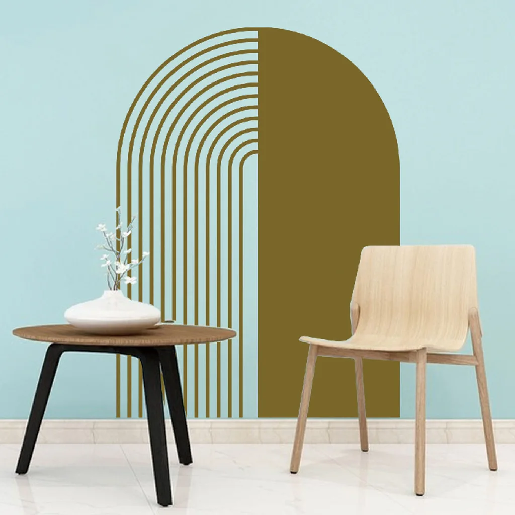 

Bismillah Boho Brown Striped Wall Decals Nursery Girls Boys Children Bedroom Art Sticker Mural Posters Home Decoration