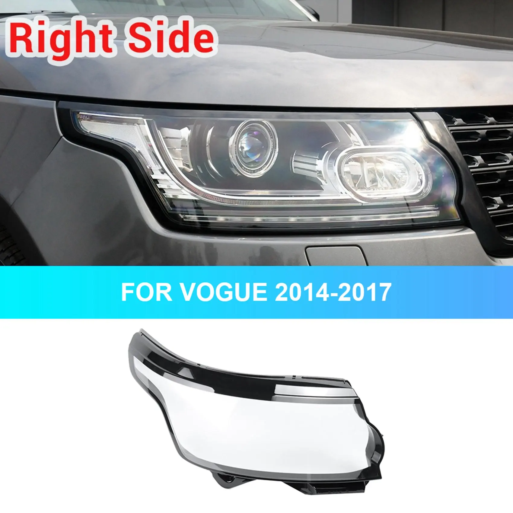 

Передняя правая передняя фара автомобиля, стеклянная головка, лампы, абажур, крышка объектива для Land Rover Range Rover Vogue L405 2014-2017