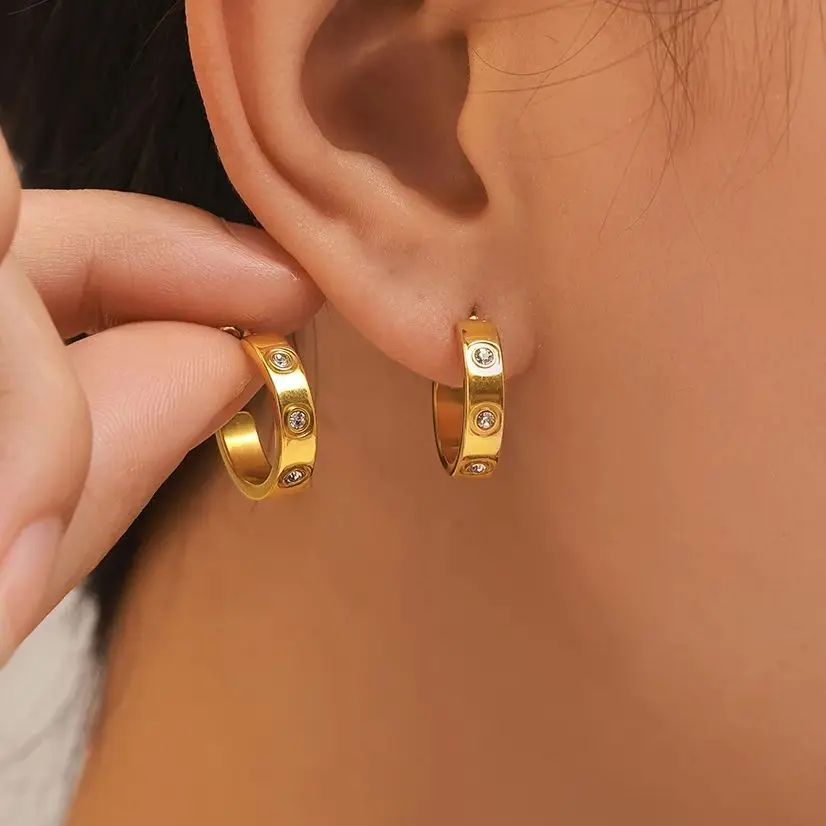 Liora корейские блестящие висячие серьги с кубическим цирконием для женщин